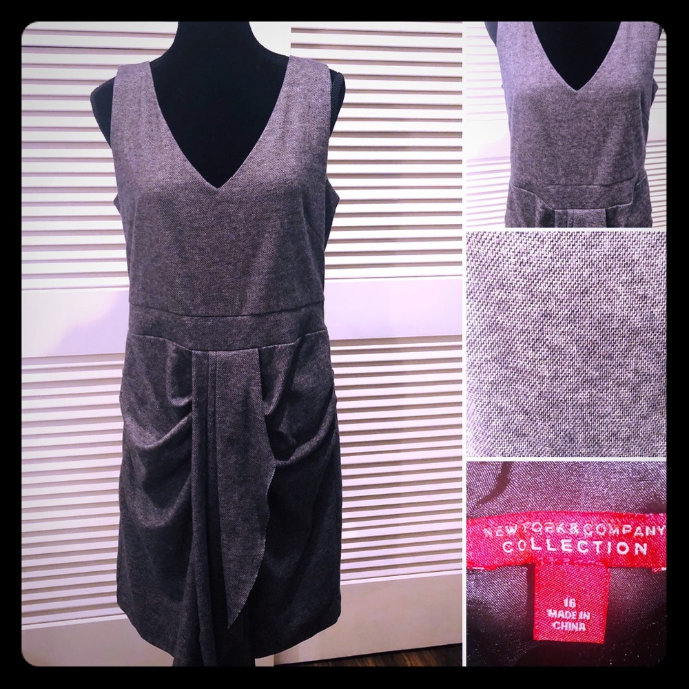 New York & Company Grey Dress